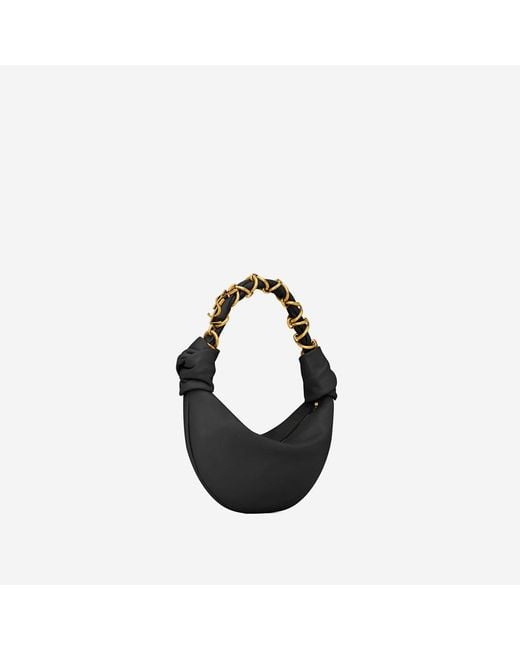 Saint Laurent Black Hobo Bag Amalia Leather Shoulder