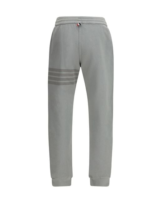Thom Browne Gray Cotton Sweatpants Pant for men