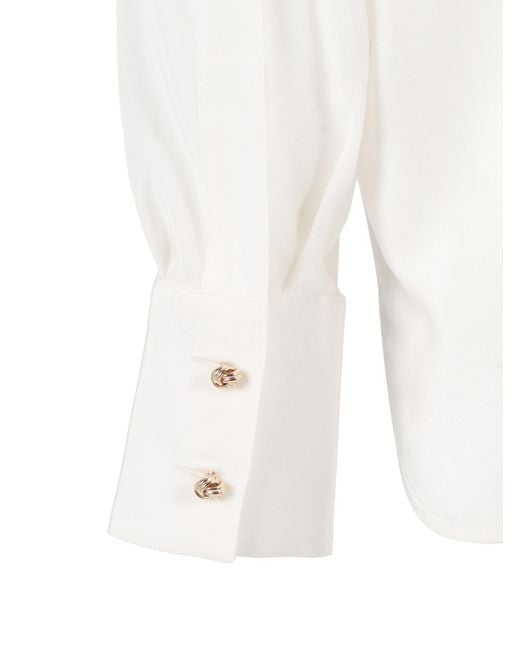 Max Mara White Shirt Silk