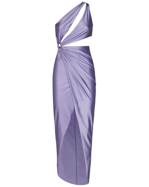 Amen Purple Long Dress