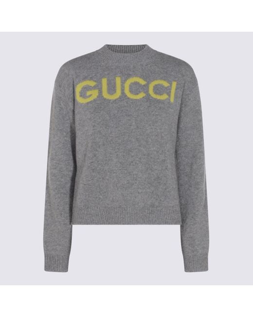 Gucci Gray Wool Knitwear