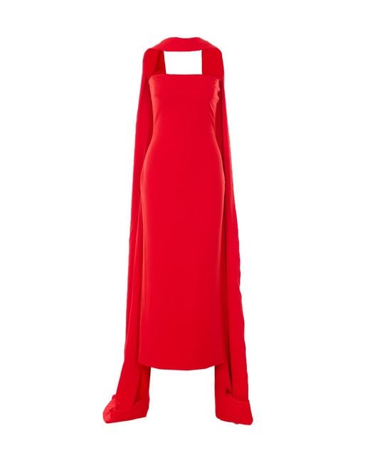 Solace London Red Dresses Polyester