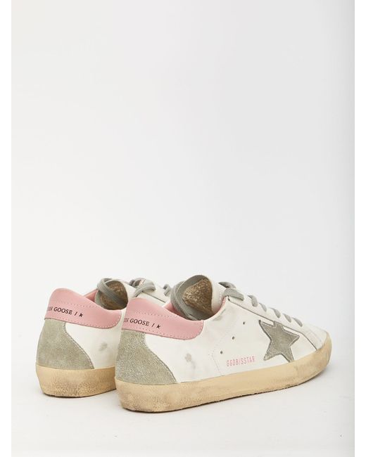 Golden Goose Deluxe Brand White Uper-star Sneakers