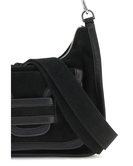 Pierre Hardy Black Alpha Day Miss Leather Shoulder Bag Bos Taurus