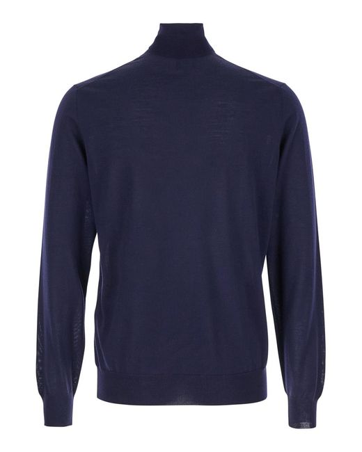 Le Plain Blue Girocollo for men