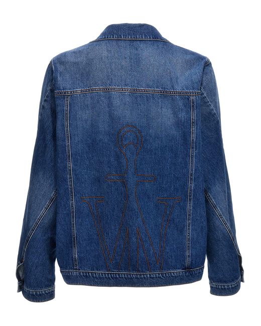 J.W. Anderson Blue 'Twisted Workwear' Denim Jacket for men
