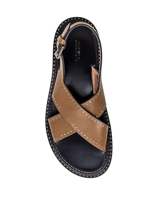Isabel Marant Brown Sandal With Studs