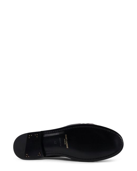 Saint Laurent Black Le Loafer Leather Loafer for men