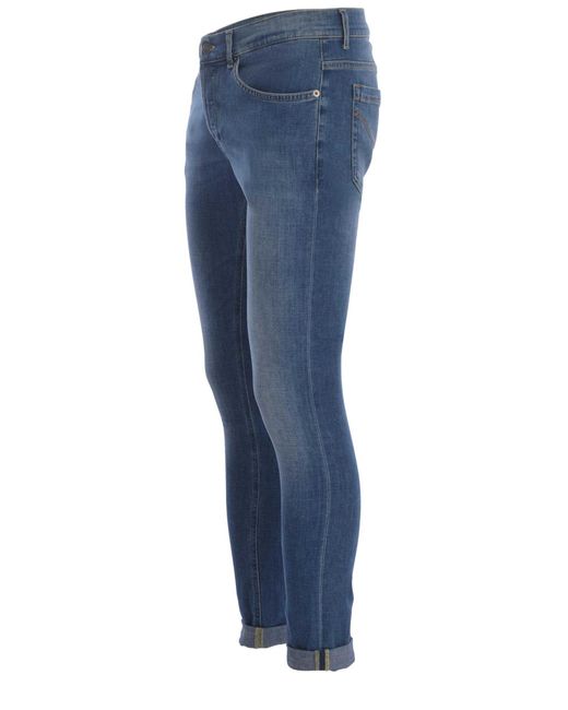 Dondup Blue Jeans George Made Of Stretch Denim for men