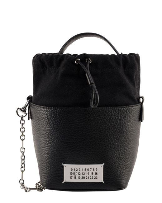 Maison Margiela Bucket Bag in Black | Lyst