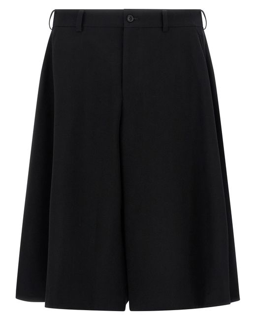 Comme des Garçons Black Extra Loose Leg Bermuda Shorts for men