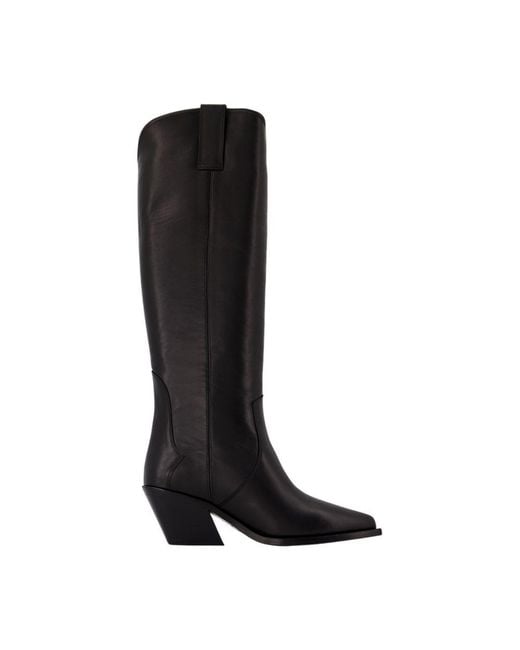 Anine Bing Black Tall Tania Boots