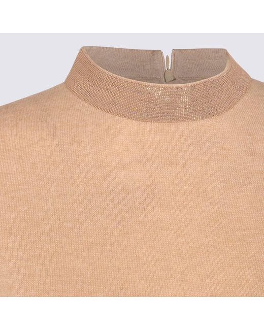 Fabiana Filippi Wool Dress in Natural | Lyst
