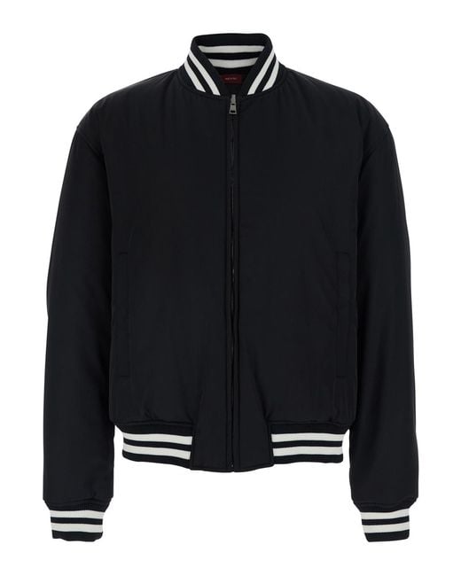 Gucci Black Reversible Jacket Tech Fabric Polyester Coat for men