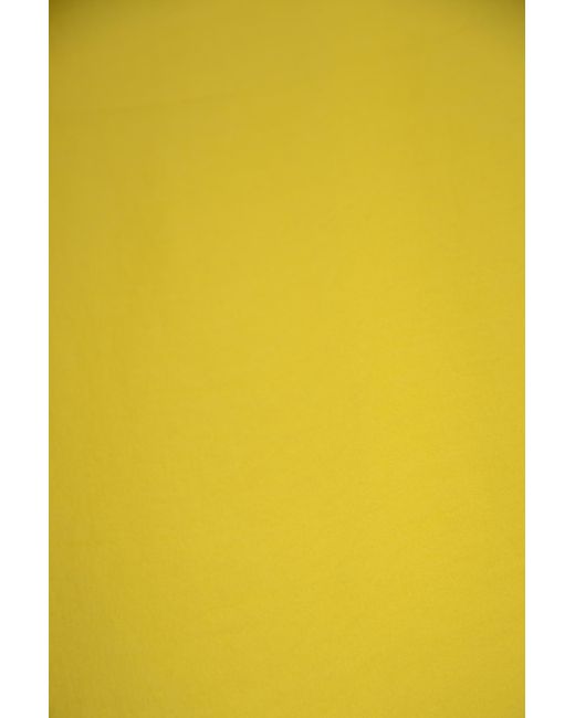 Roberto Collina Yellow Round Neck Plain Sweatshirt
