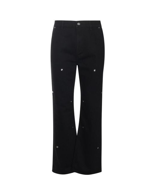 HELIOT EMIL Black Lux Denim Jeans for men
