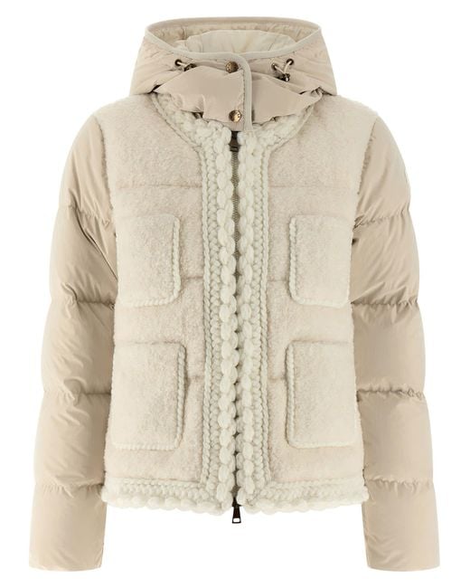 Moncler Natural Ripaille Puffer Jackets