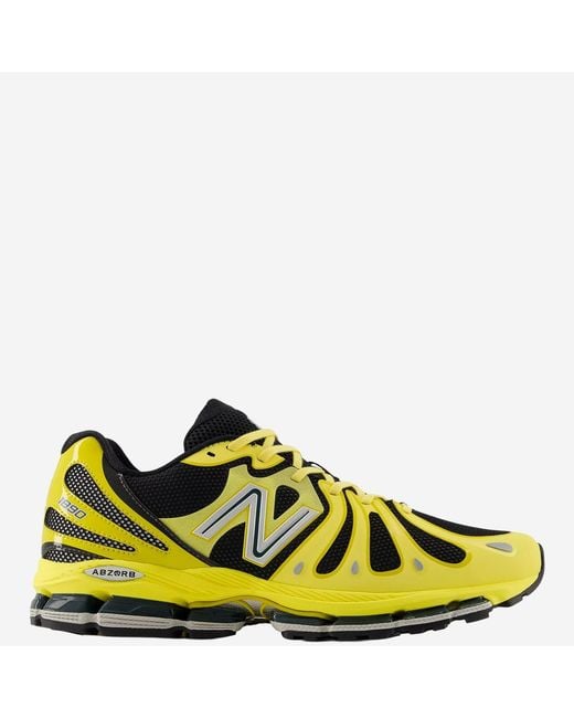 New Balance Yellow Sneakers 1890 Synthetic/Mesh Trainers