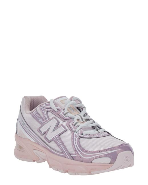 New Balance Purple Sneakers 740 Synthetic Trainers