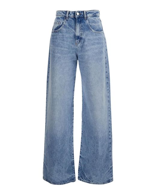 ICON DENIM Blue Jeans With Five Pockets