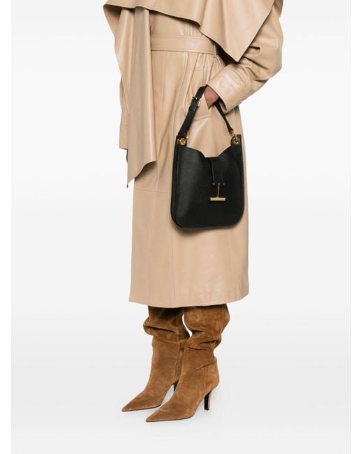 Tom Ford Black Tara Small Leather Crossbody Bag