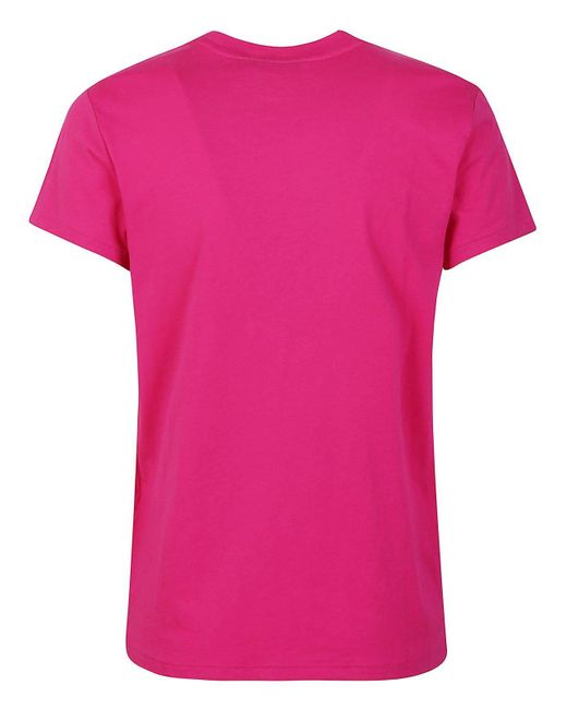 Ralph Lauren Pink Pony Embroidered Crewneck T-shirt