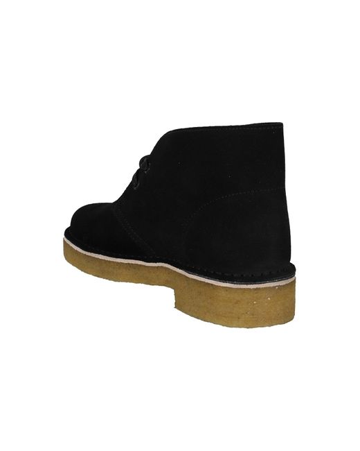 black clarks boots