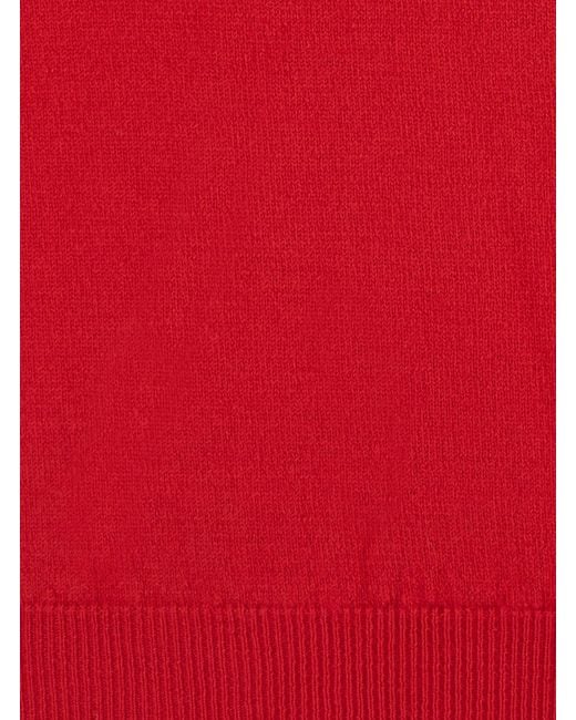 TONYWACK Red Crew-Neck Wool And Cashmere Knit Top for men