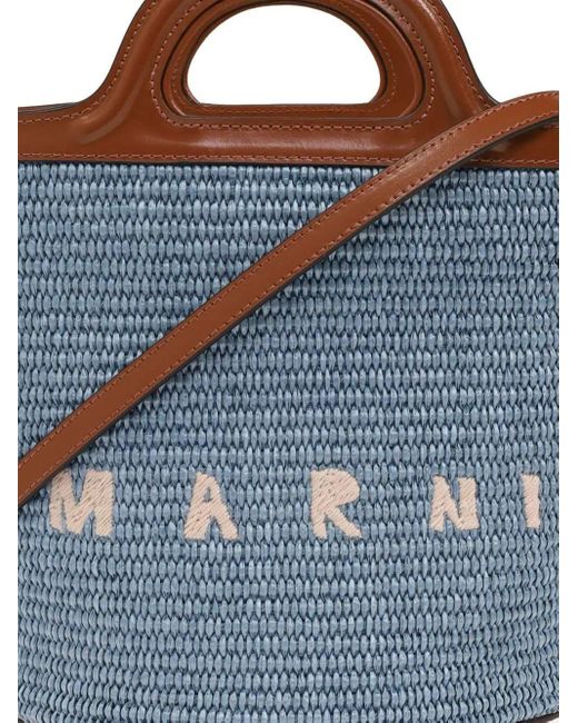 Marni Blue Small Tropicalia Summer Bag