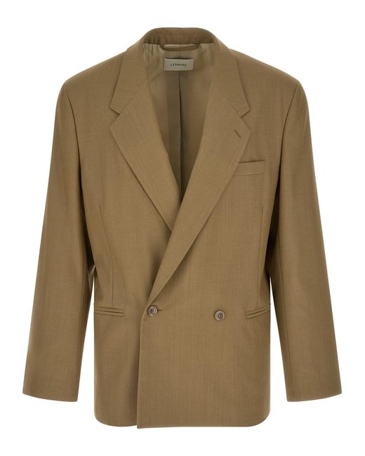 Lemaire Green 'Db Tailored' Blazer for men