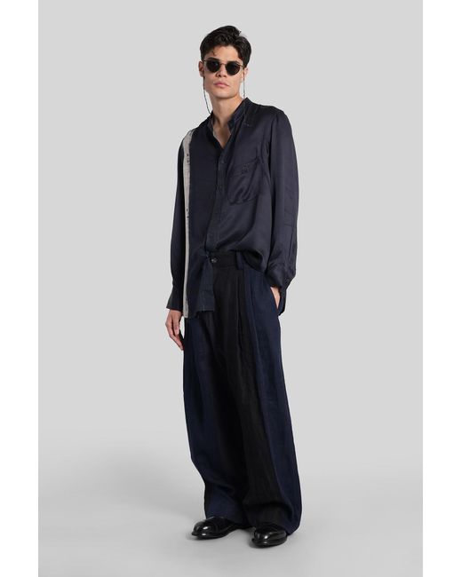 Ziggy Chen Blue Pants for men