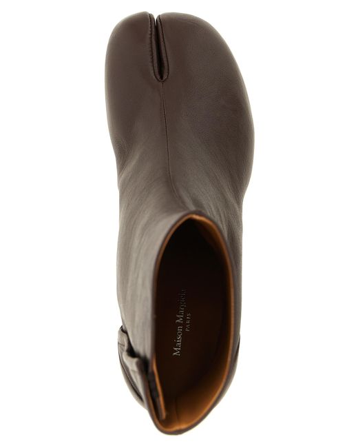 Maison Margiela Brown 'Tabi' Ankle Boots