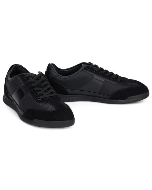 Boss Black Low-Top Sneakers Nitan Polyester Trainers for men