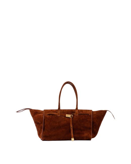 Benedetta Bruzziches Brown Shoulder Bag Mame La Petit