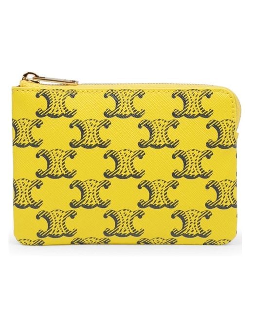 Céline Yellow Portamonete