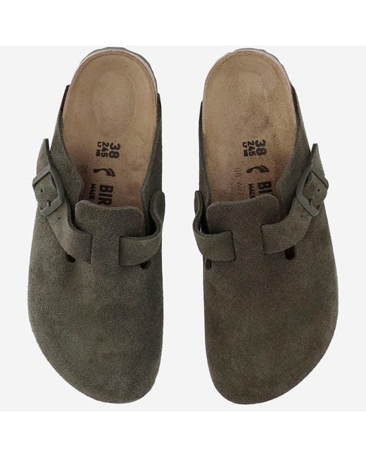 Birkenstock Brown Boston Mules