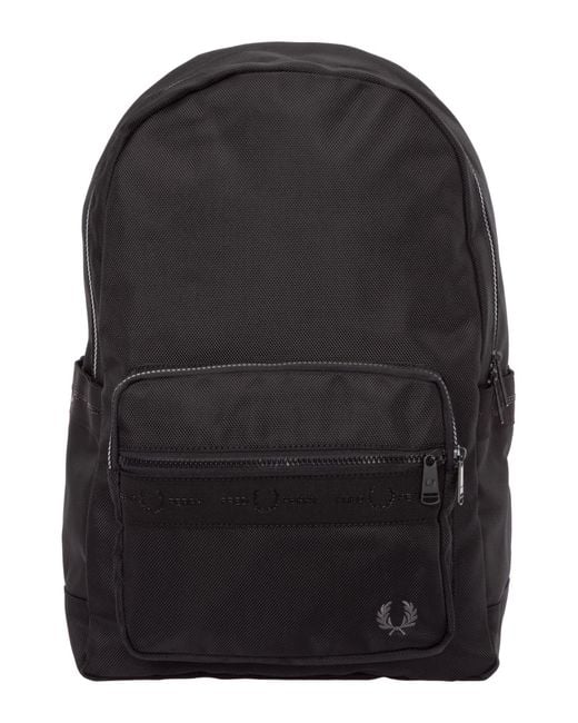 Fred Perry Backpack in Black for Men | Lyst