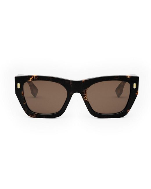 Fendi Brown Fe40100i 55e Sunglasses