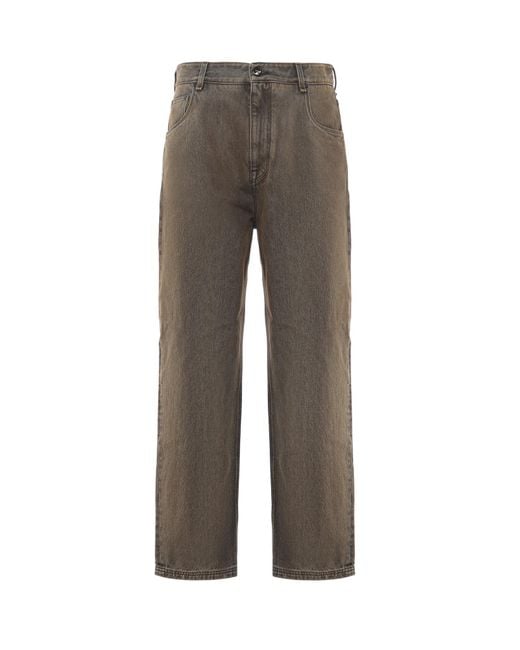 Fendi Gray Jeans Cotton for men