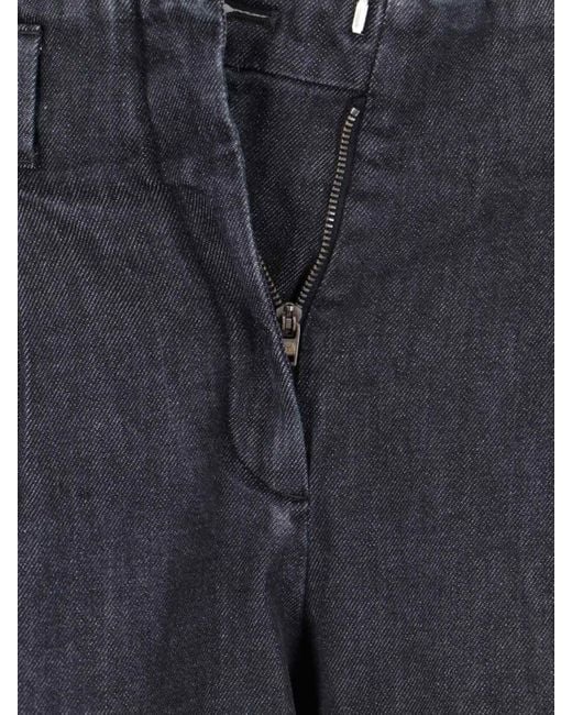 Golden Goose Deluxe Brand Blue Baggy Jeans