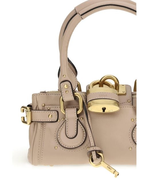 Chloé Natural Paddington Small Shoulder Bag