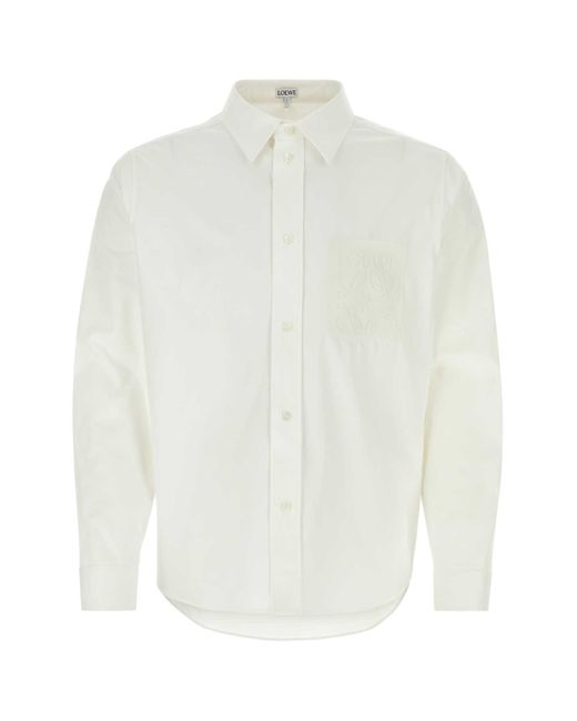 Loewe White Camicia for men