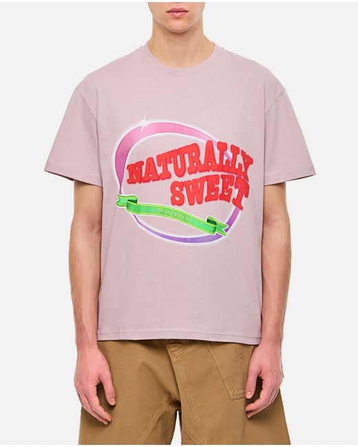 J.W. Anderson Pink Naturally Sweet Classic T-Shirt for men