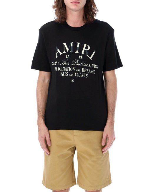 Amiri Black T-Shirt for men