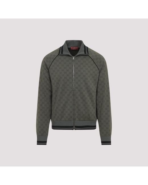 Gucci Gray Logo Jacket for men