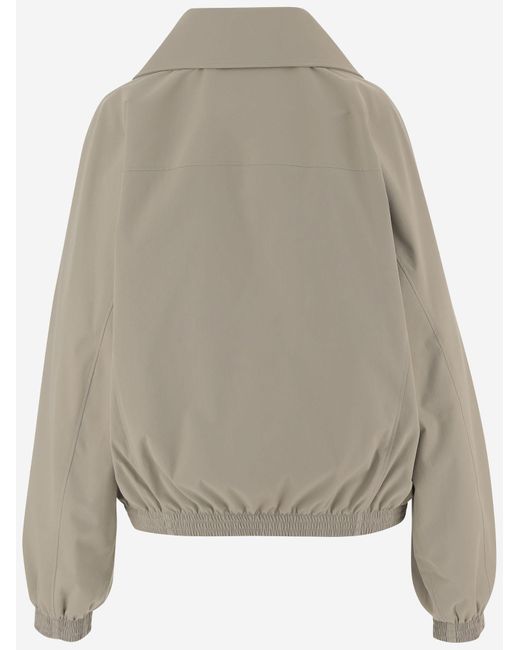 Balenciaga Gray Stretch Polyester Jacket