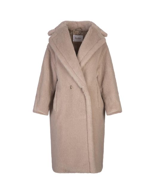 Max Mara Natural Sand Teddy Bear Coat
