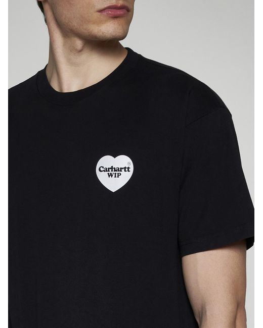 Carhartt Black Heart Bandana Cotton T-Shirt for men