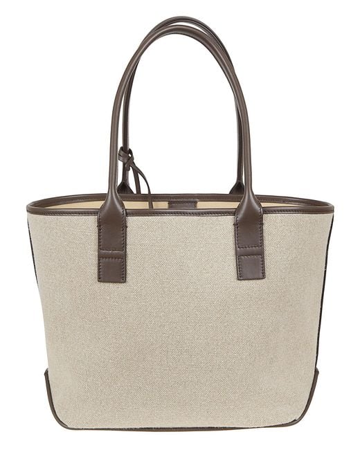 Hogan Natural Top Handle Charm Tote Bag