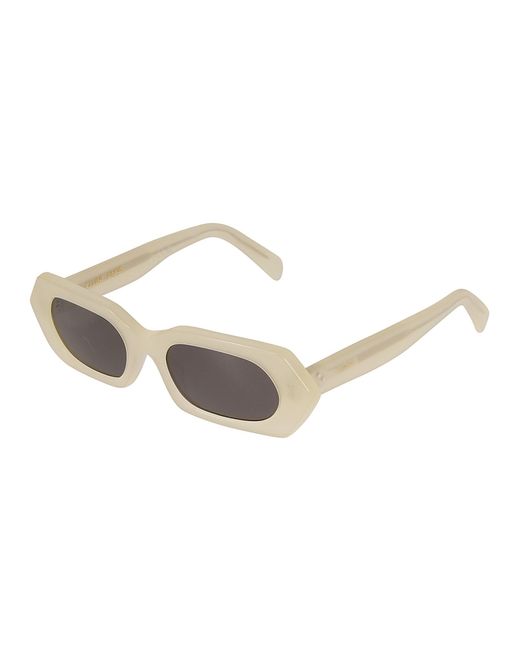Céline Gray Jelly Frame Oval Lens Sunglasses